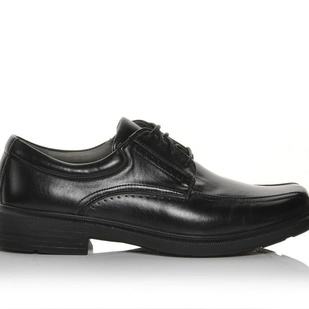 Classic Black Leather Men's Dress Shoes